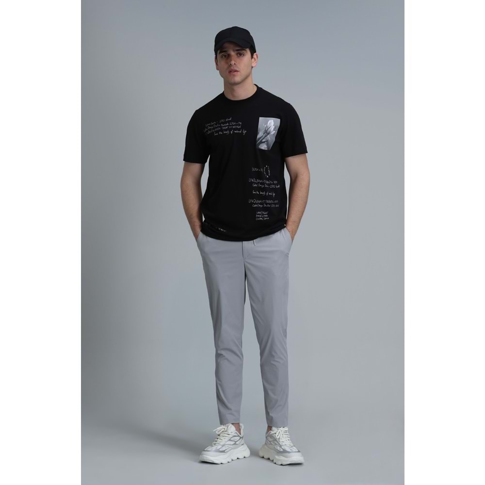 Lufian 111020219 Fred Modern Grafik T- Shirt Erkek T-Shirt