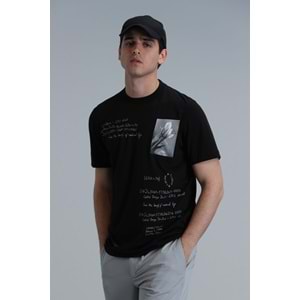 Lufian 111020219 Fred Modern Grafik T- Shirt Erkek T-Shirt