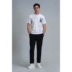 Lufian 111020219 Fred Modern Grafik T- Shirt Erkek T-Shirt