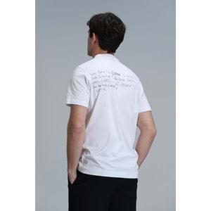 Lufian 111020219 Fred Modern Grafik T- Shirt Erkek T-Shirt