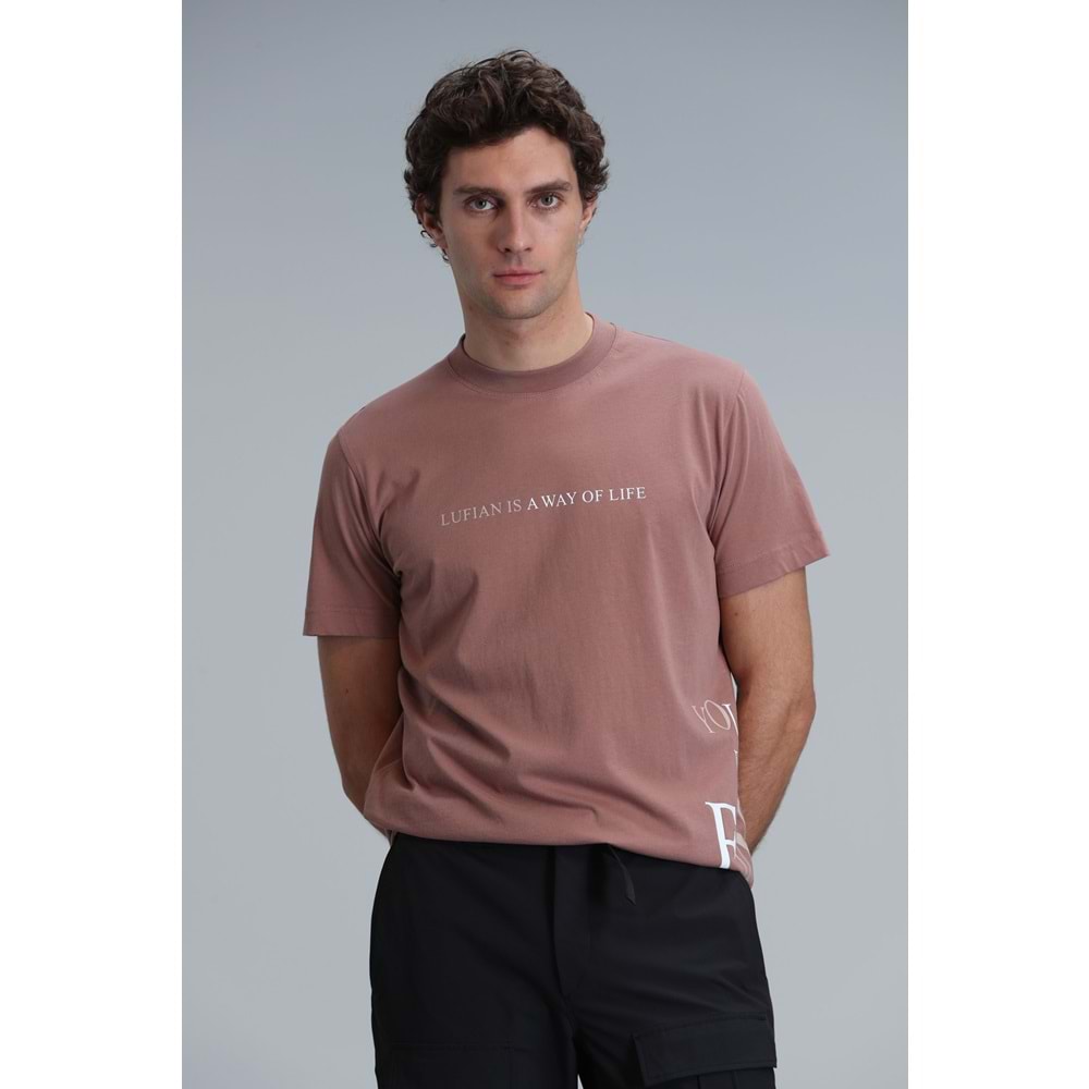 Lufian 111020221 Potter Modern Grafik Tişört Erkek T-Shirt