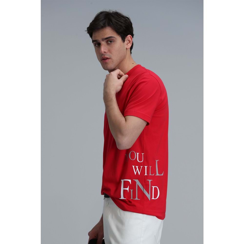 Lufian 111020221 Potter Modern Grafik Tişört Erkek T-Shirt