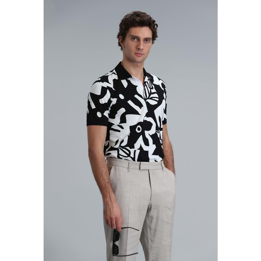 Lufian 111040169 Lındon Smart Polo Yaka Tişort Erkek T-Shirt