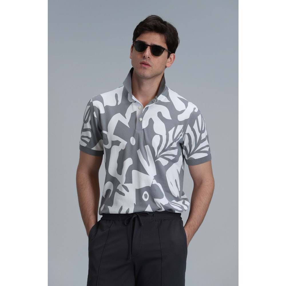 Lufian 111040169 Lındon Smart Polo Yaka Tişort Erkek T-Shirt