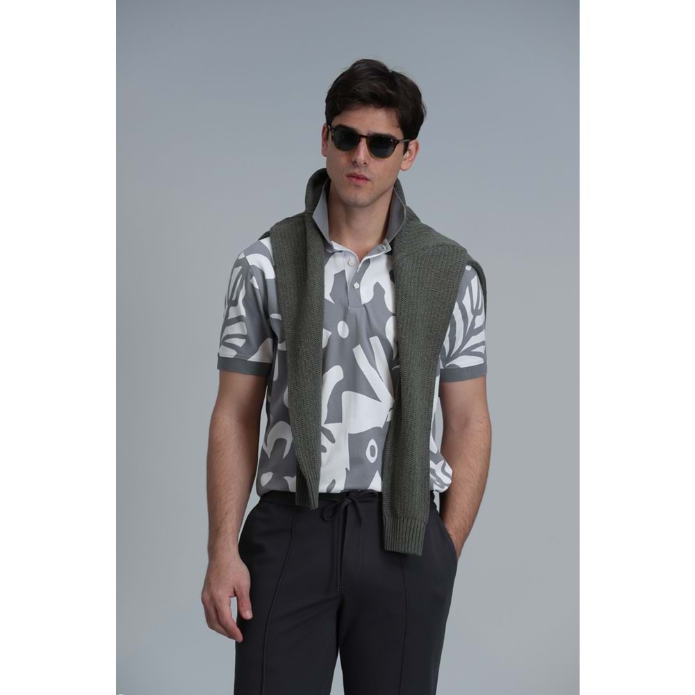 Lufian 111040169 Lındon Smart Polo Yaka Tişort Erkek T-Shirt