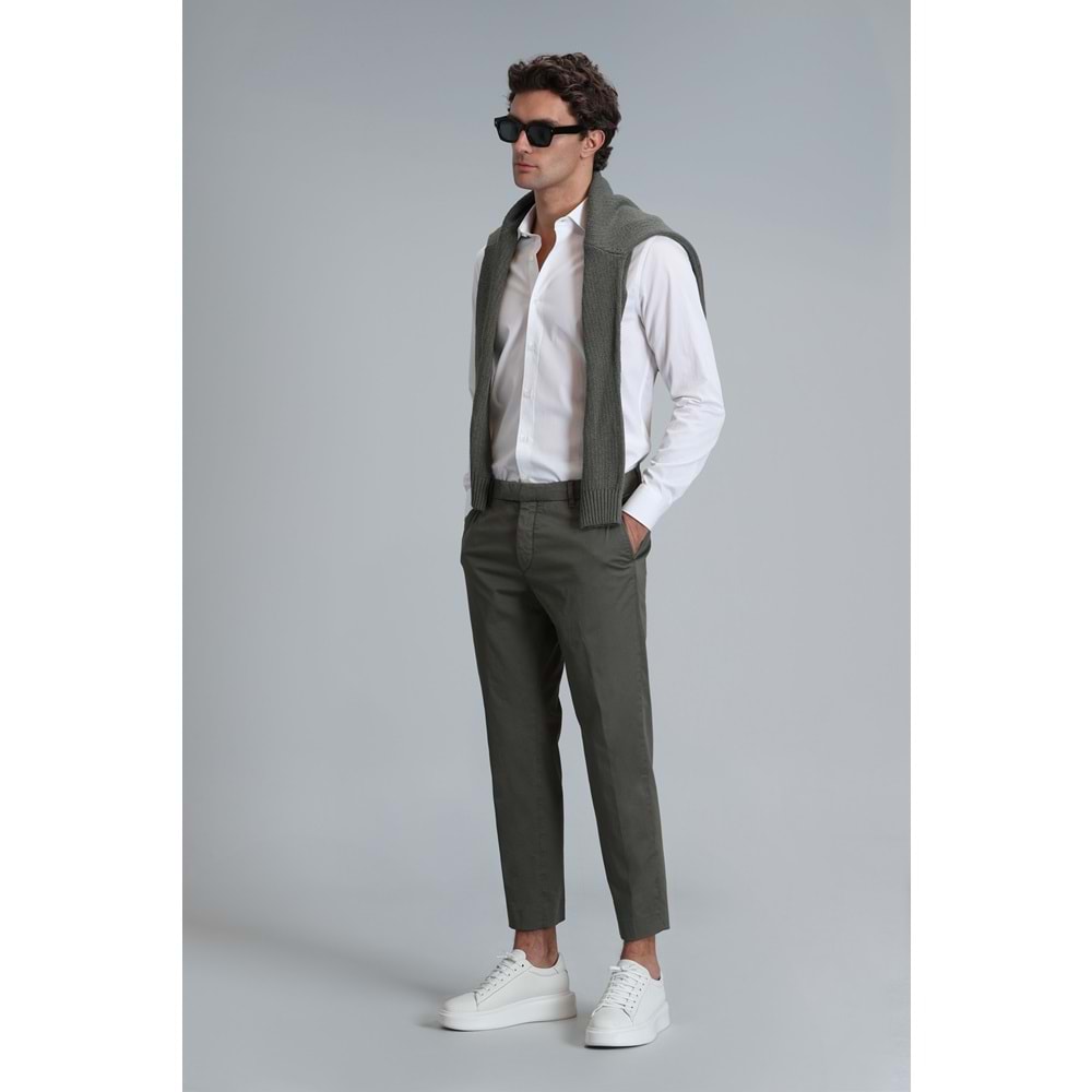 Lufian 111190312 Plus Smart Erkek Chino Pantolon Slim Fit Erkek Pantolon