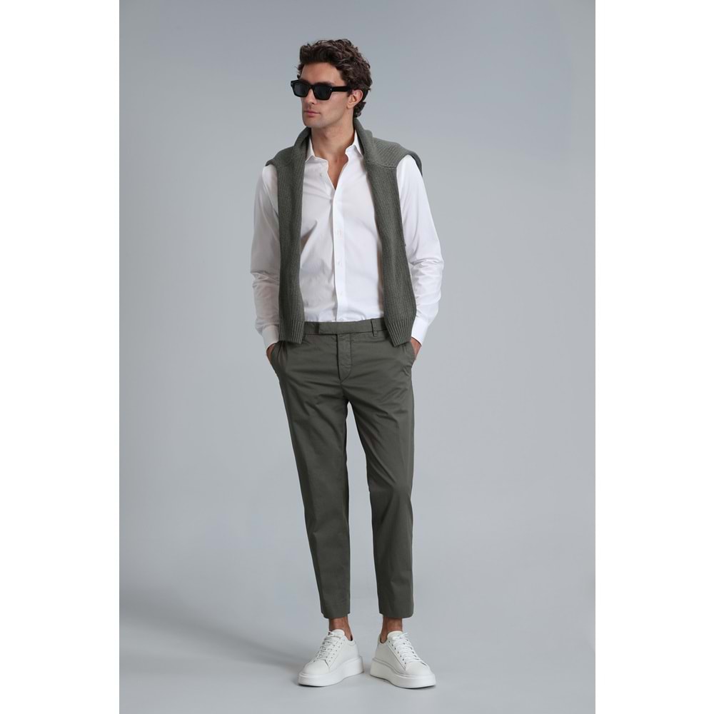 Lufian 111190312 Plus Smart Erkek Chino Pantolon Slim Fit Erkek Pantolon