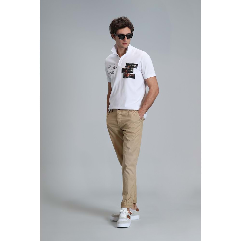 Lufian 111190313 Tom Smart Erkek Chino Pantolon Slim Fit Erkek Pantolon