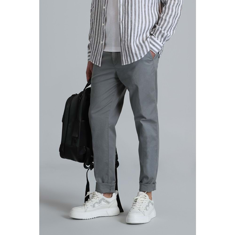 Lufian 111190313 Tom Smart Erkek Chino Pantolon Slim Fit Erkek Pantolon