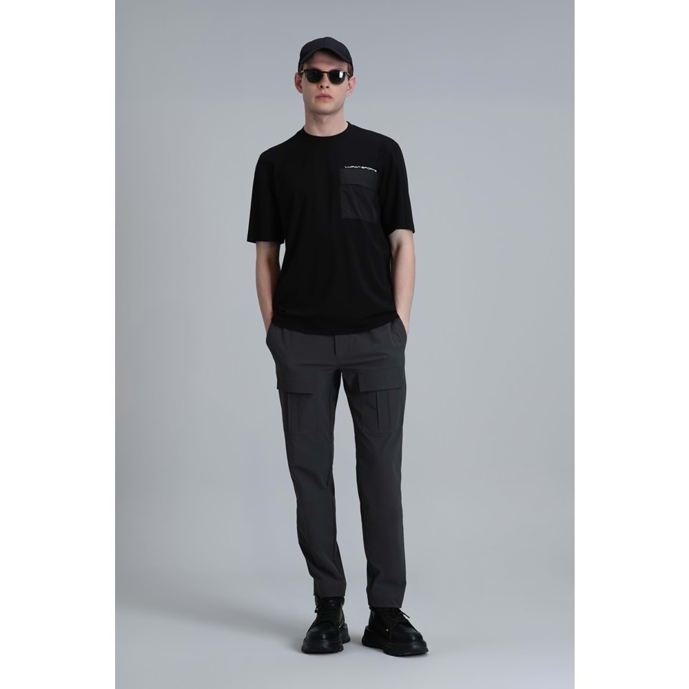 Lufian 111020209 Lıam Modern Grafik T- Shirt Erkek T-Shirt