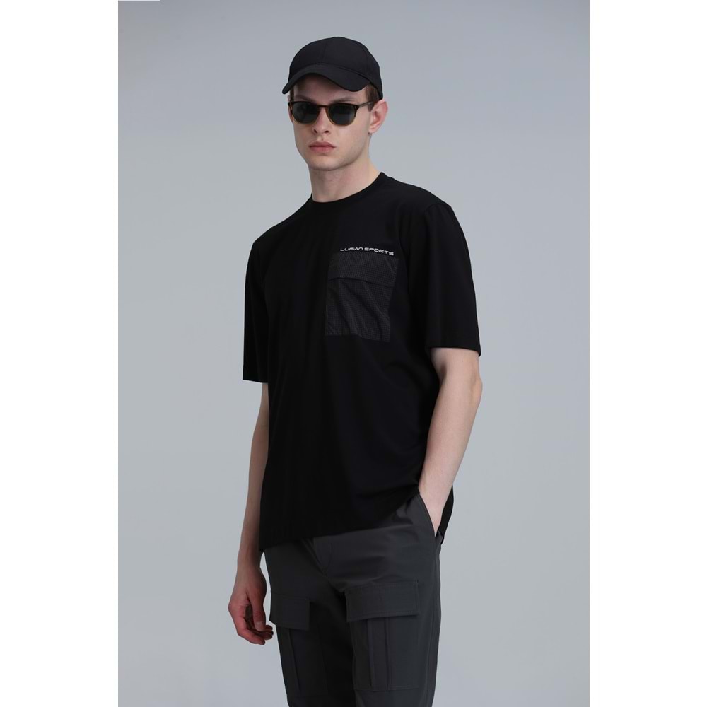 Lufian 111020209 Lıam Modern Grafik T- Shirt Erkek T-Shirt