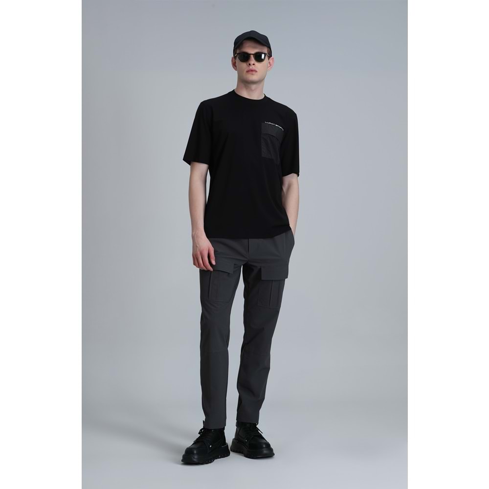 Lufian 111020209 Lıam Modern Grafik T- Shirt Erkek T-Shirt