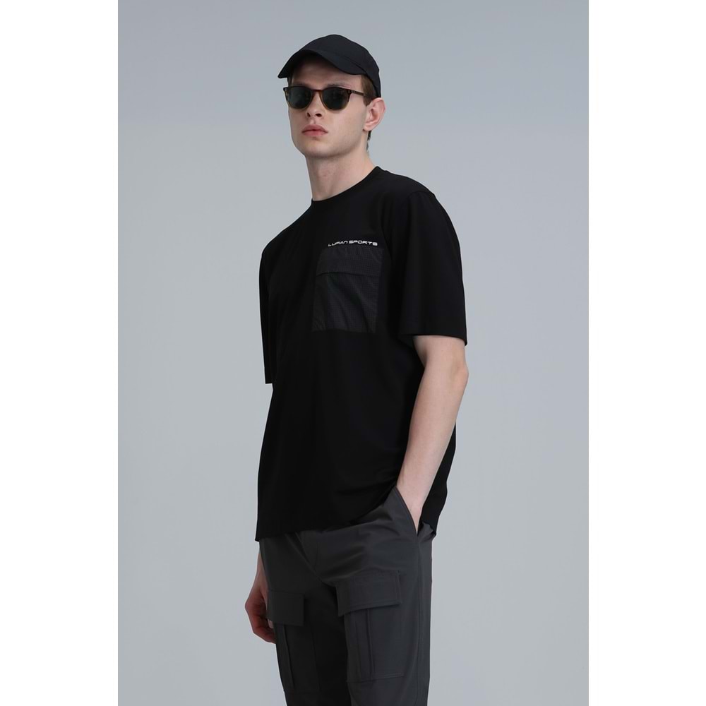 Lufian 111020209 Lıam Modern Grafik T- Shirt Erkek T-Shirt
