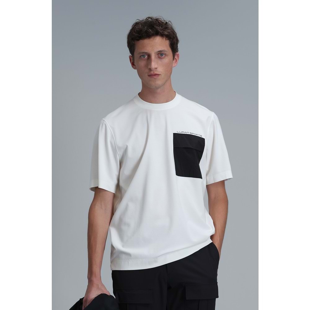 Lufian 111020209 Lıam Modern Grafik T- Shirt Erkek T-Shirt