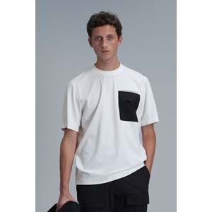 Lufian 111020209 Lıam Modern Grafik T- Shirt Erkek T-Shirt