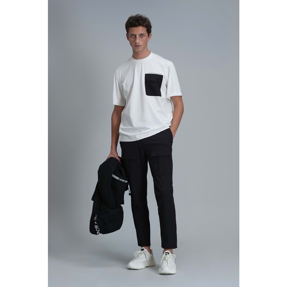 Lufian 111020209 Lıam Modern Grafik T- Shirt Erkek T-Shirt