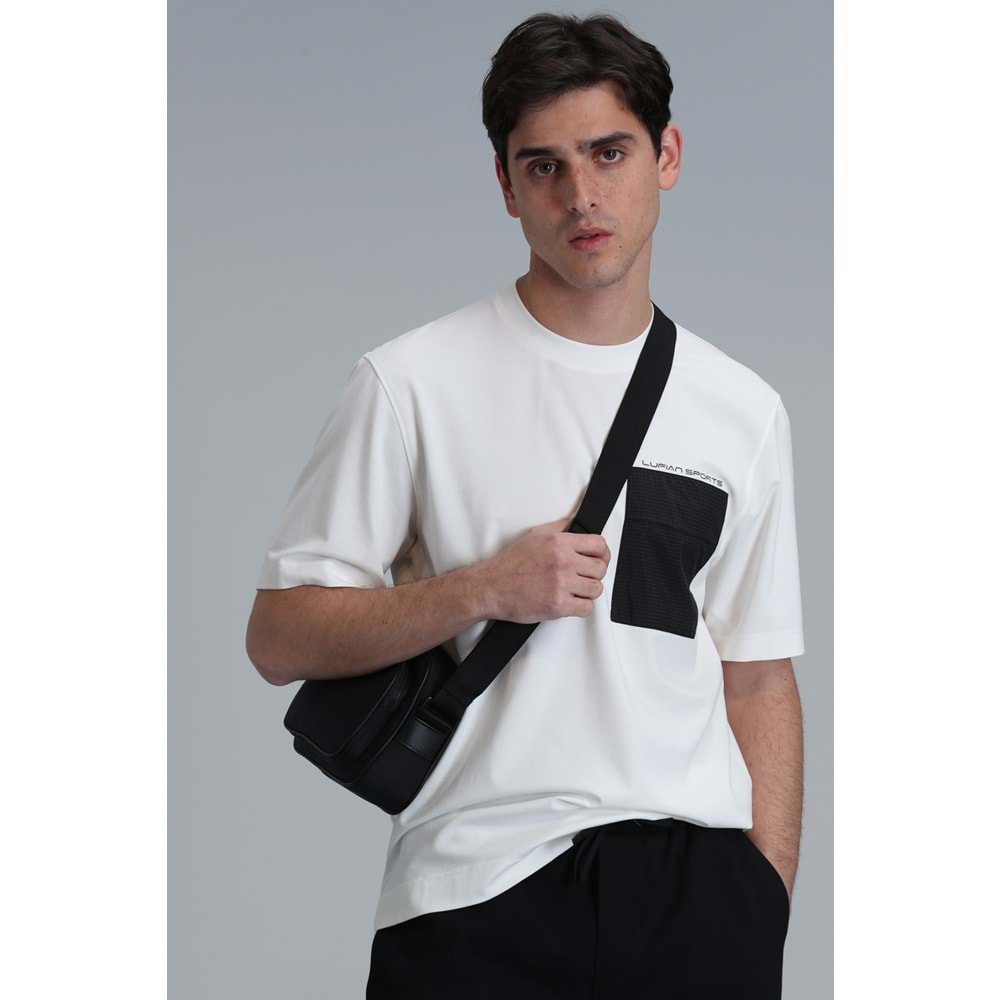 Lufian 111020209 Lıam Modern Grafik T- Shirt Erkek T-Shirt