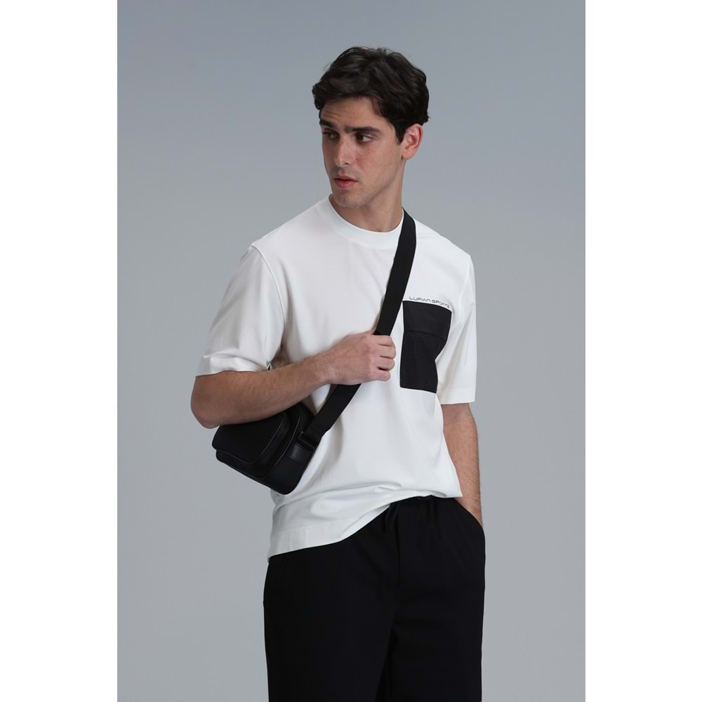 Lufian 111020209 Lıam Modern Grafik T- Shirt Erkek T-Shirt