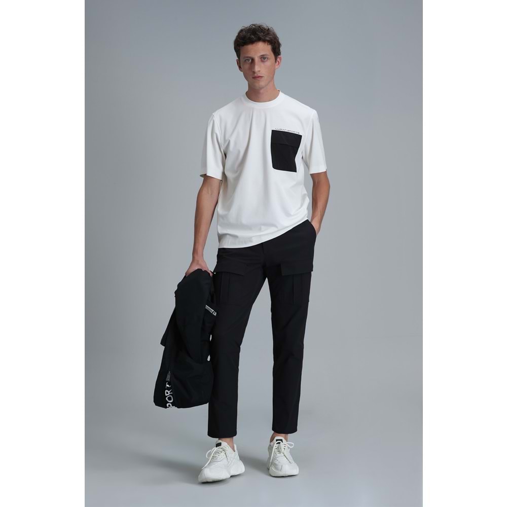 Lufian 111020209 Lıam Modern Grafik T- Shirt Erkek T-Shirt