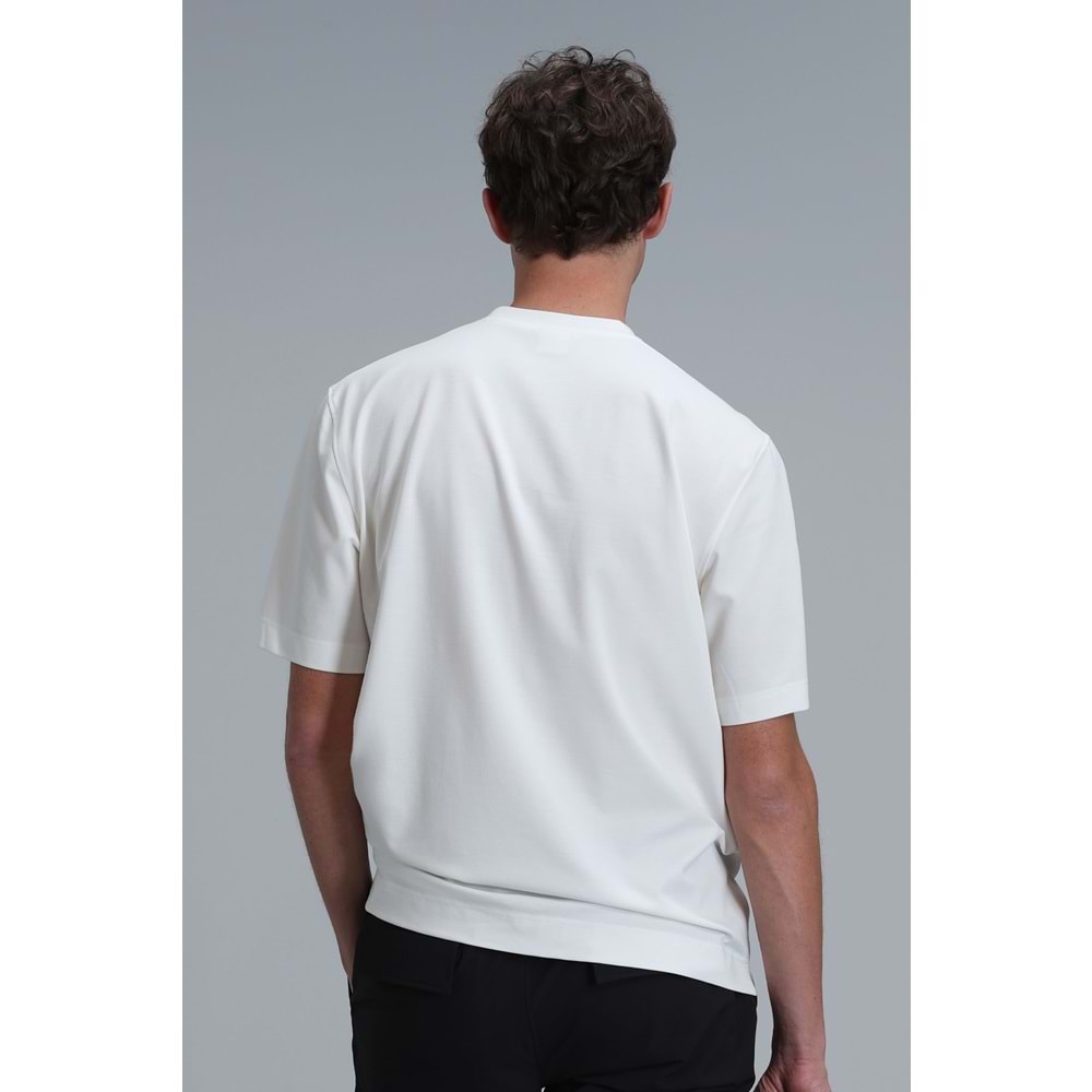 Lufian 111020209 Lıam Modern Grafik T- Shirt Erkek T-Shirt