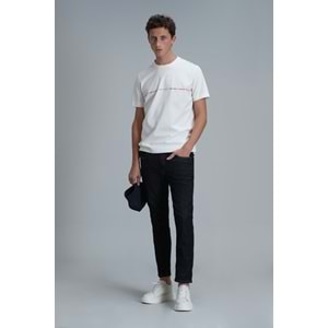 Lufian 111020211 Carlos Modern Grafik T- Shirt Erkek Tişort