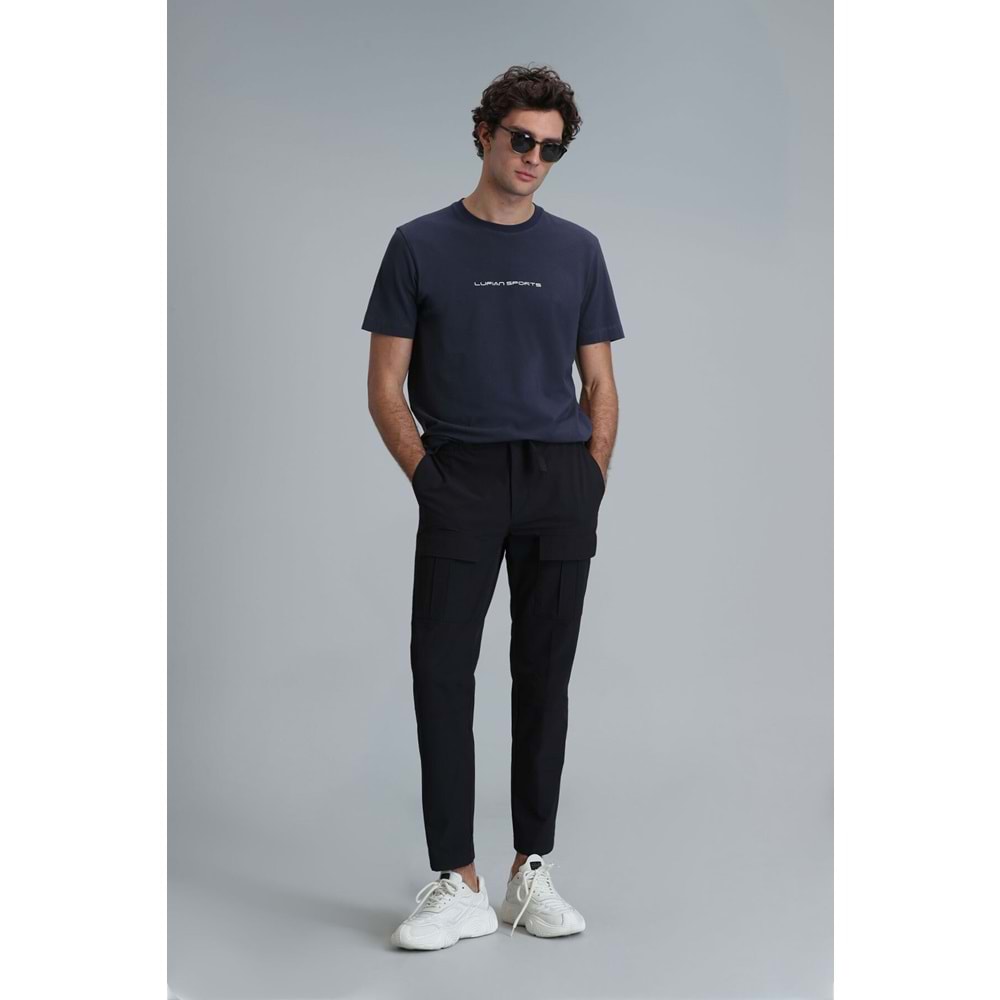 Lufian 111020190 Tony Modern Grafik T- Shirt Erkek T-Shirt