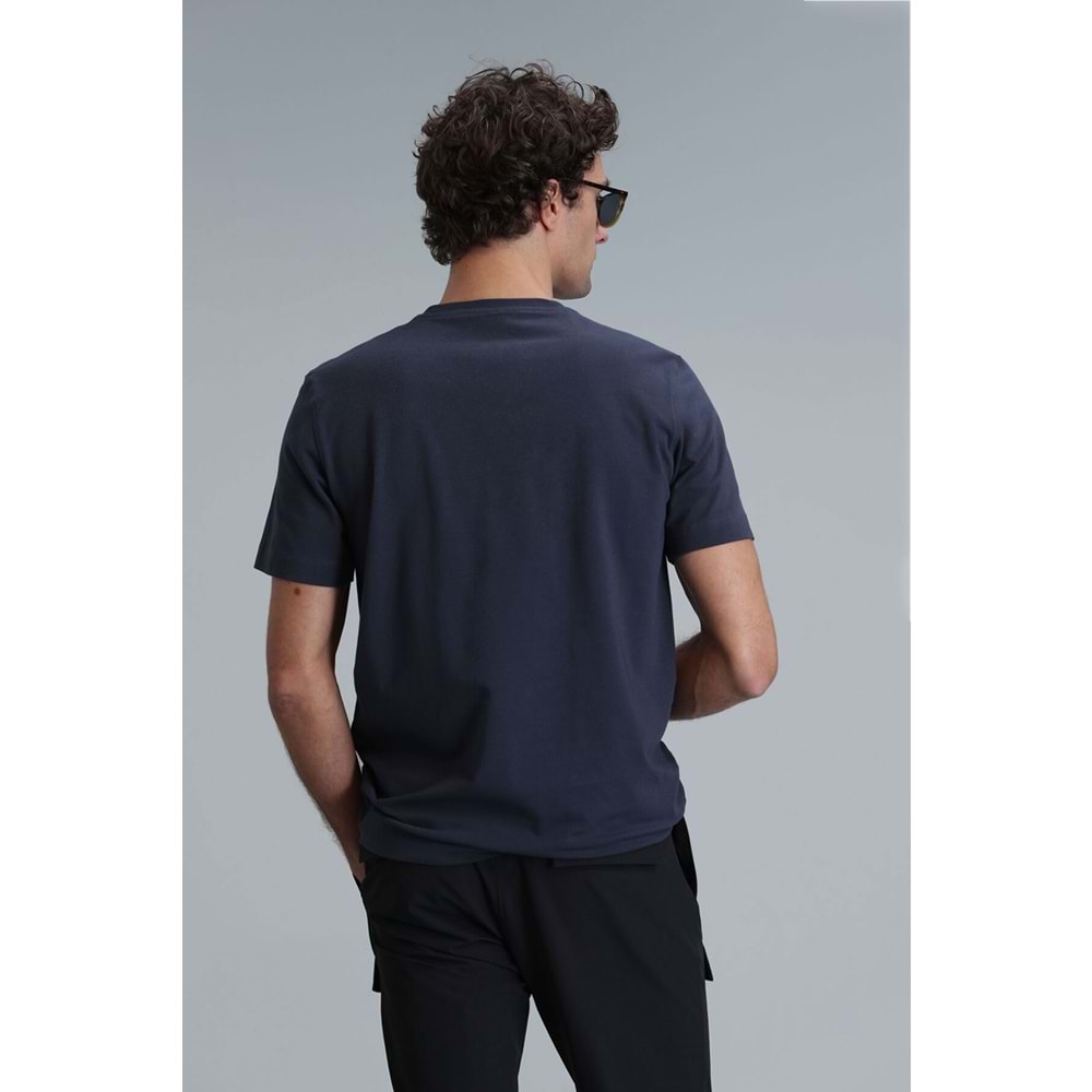 Lufian 111020190 Tony Modern Grafik T- Shirt Erkek T-Shirt