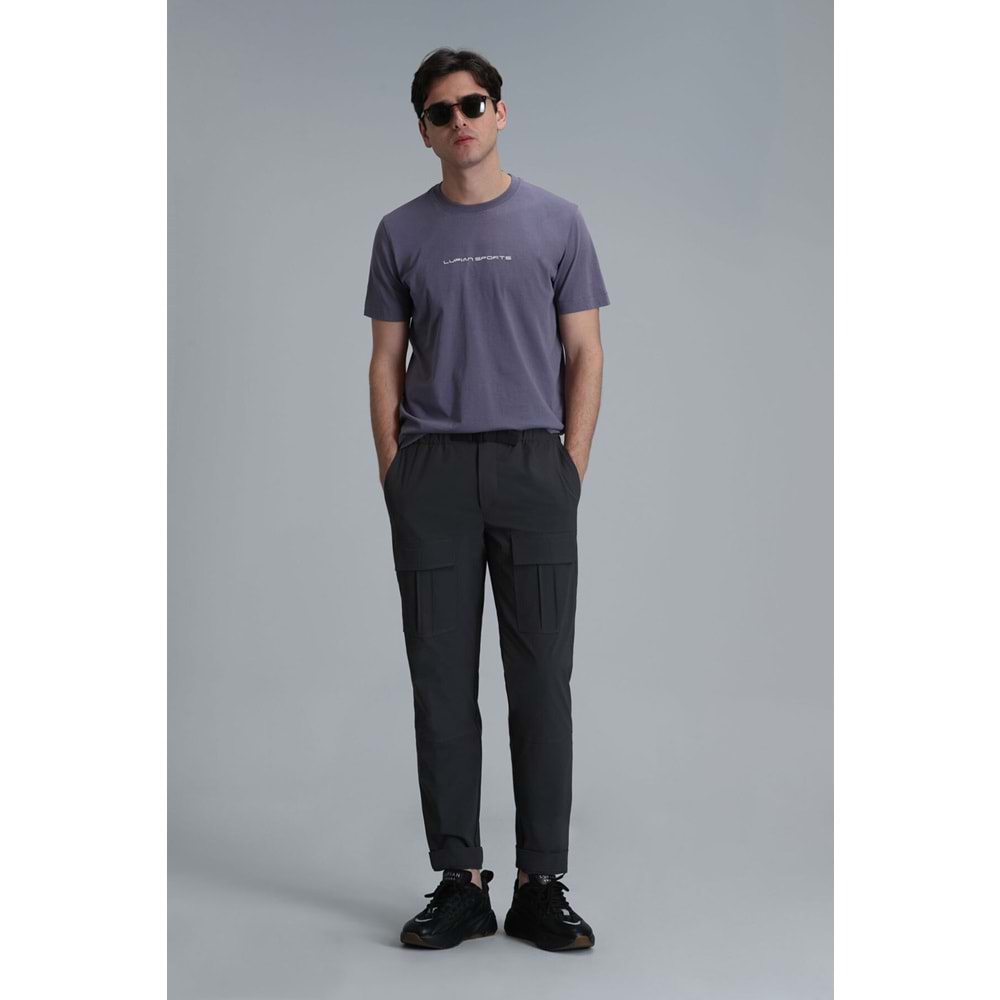 Lufian 111020190 Tony Modern Grafik T- Shirt Erkek T-Shirt