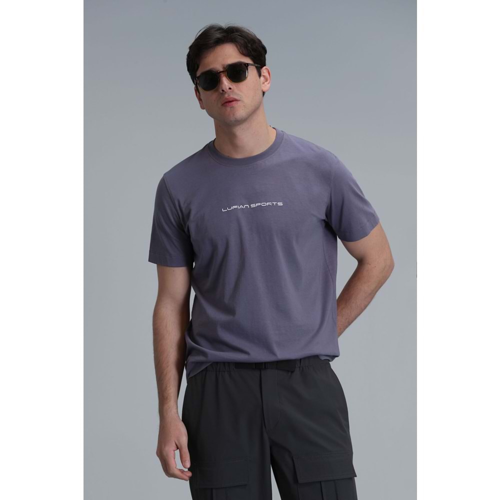 Lufian 111020190 Tony Modern Grafik T- Shirt Erkek T-Shirt