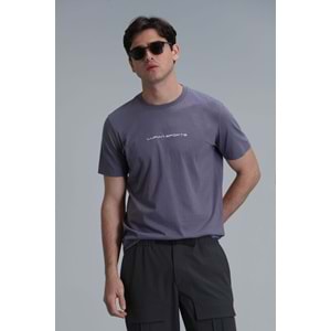Lufian 111020190 Tony Modern Grafik T- Shirt Erkek T-Shirt