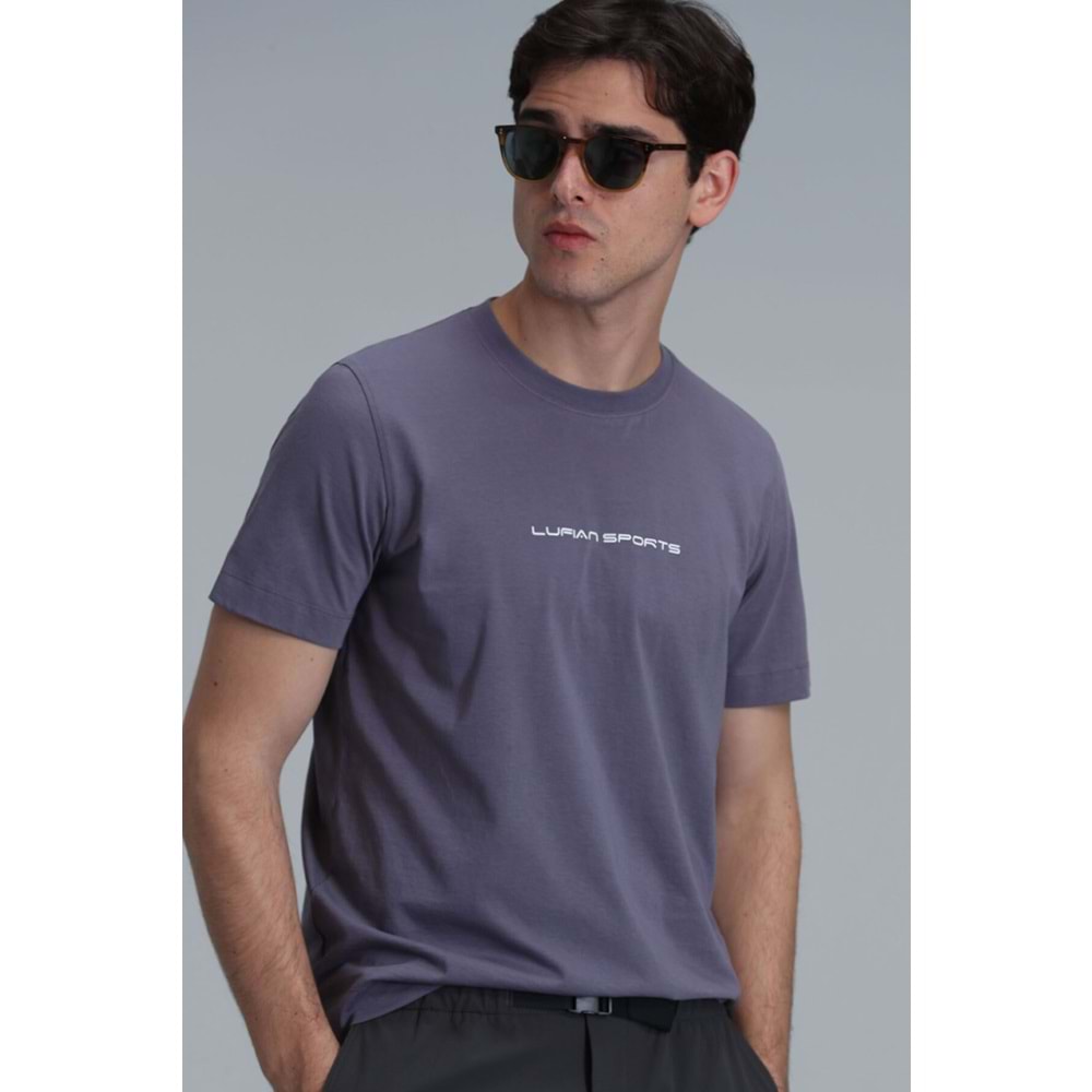 Lufian 111020190 Tony Modern Grafik T- Shirt Erkek T-Shirt