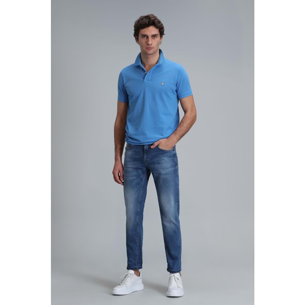 Lufian 111040164 Laon Smart Polo Yaka Tişort Erkek T-Shirt