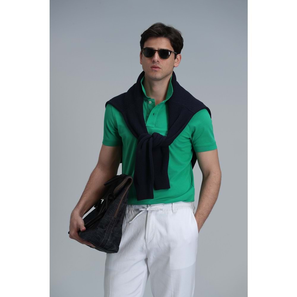 Lufian 111040164 Laon Smart Polo Yaka Tişort Erkek T-Shirt