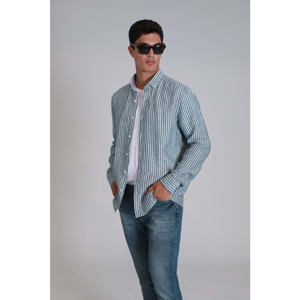 Lufian 111010610 New Erkek Basic Gömlek Regular Fit Erkek Gömlek