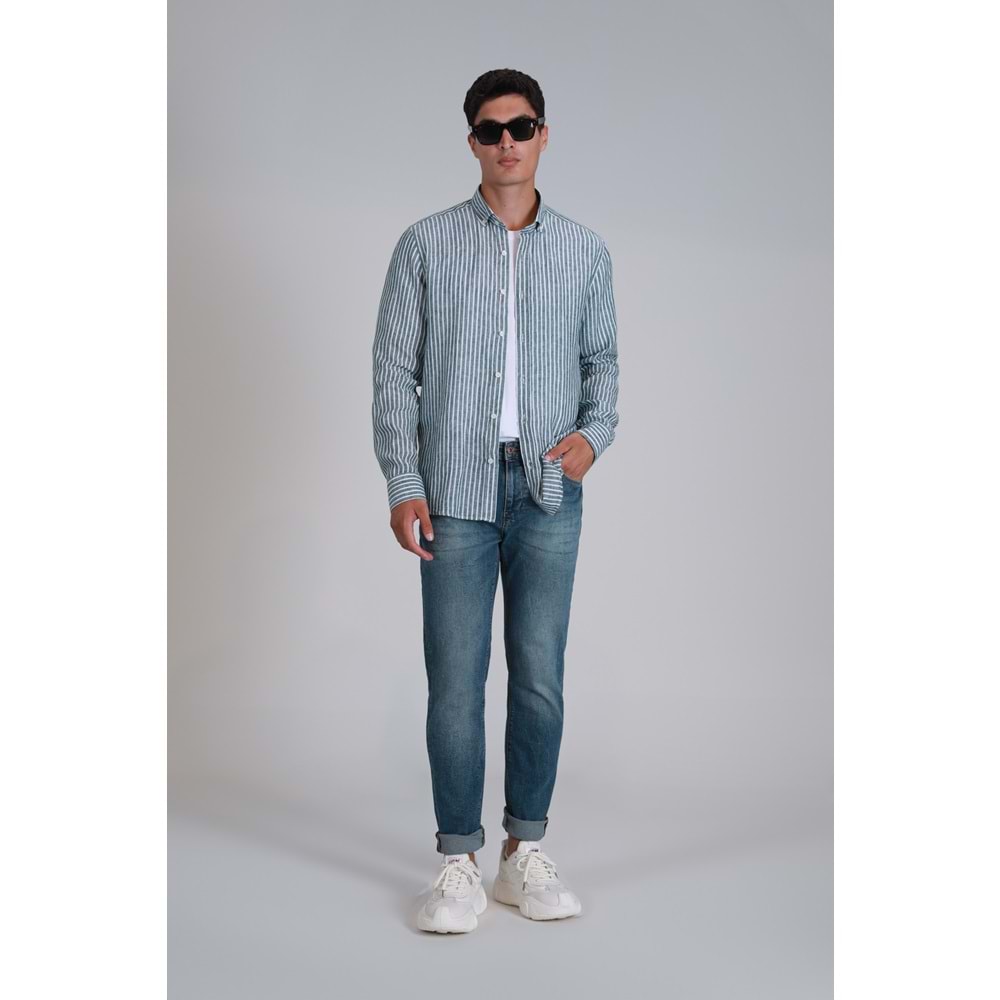 Lufian 111010610 New Erkek Basic Gömlek Regular Fit Erkek Gömlek