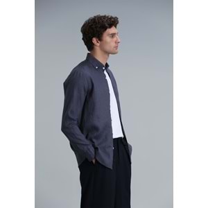 Lufian 111010611 Pitaya Keten Gömlek Comfort Fit Erkek Gömlek