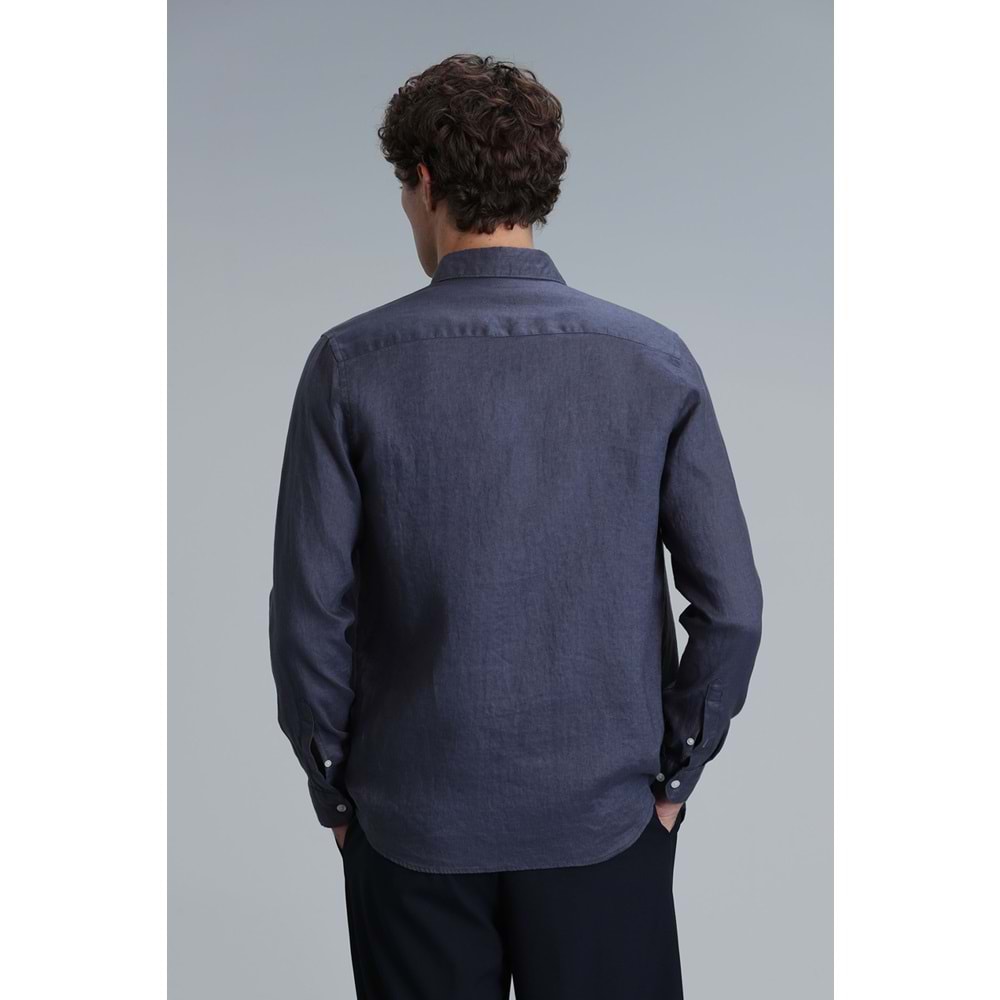 Lufian 111010611 Pitaya Keten Gömlek Comfort Fit Erkek Gömlek