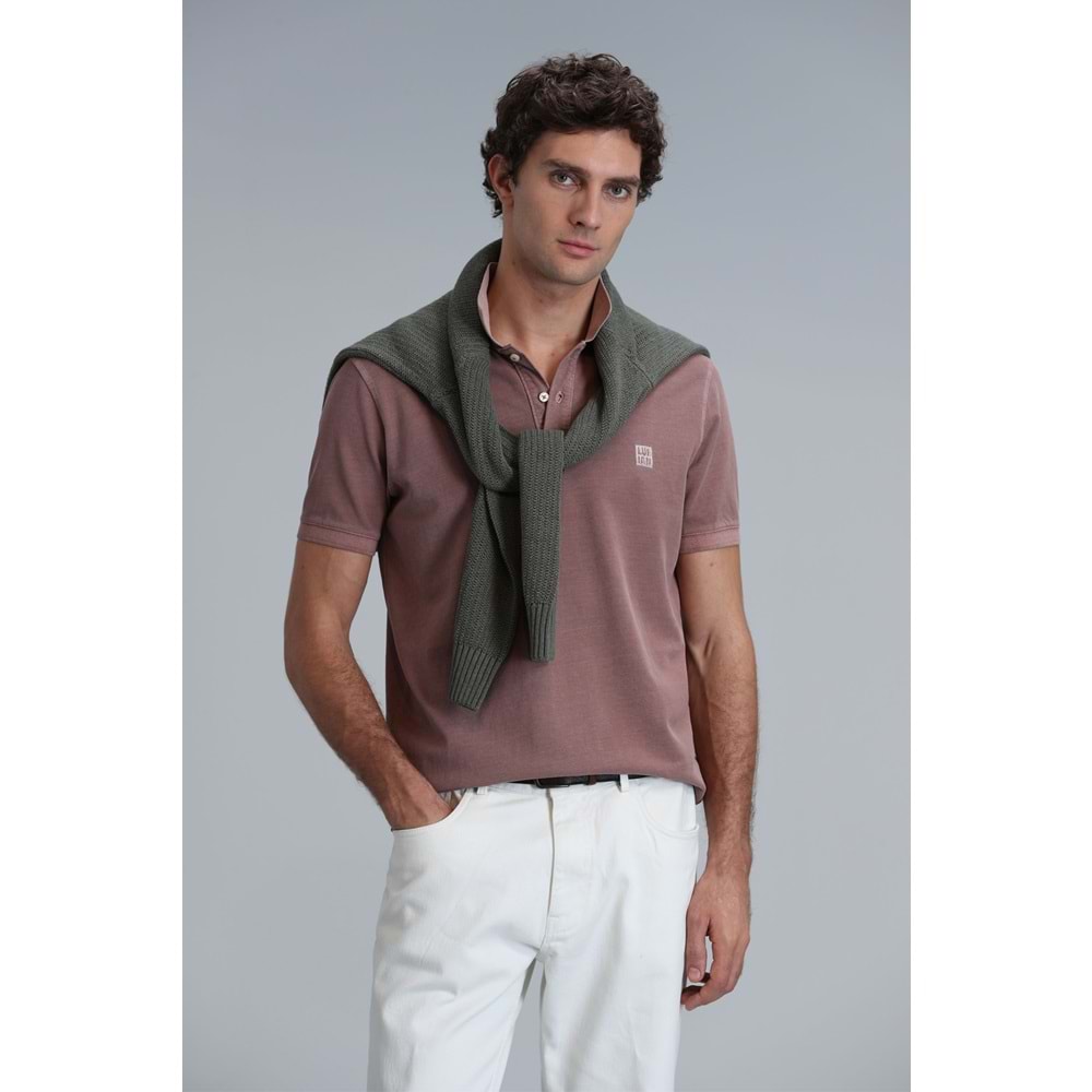 Lufian 111040163 Vernon Smart Polo Yaka Tişort Erkek T-Shirt