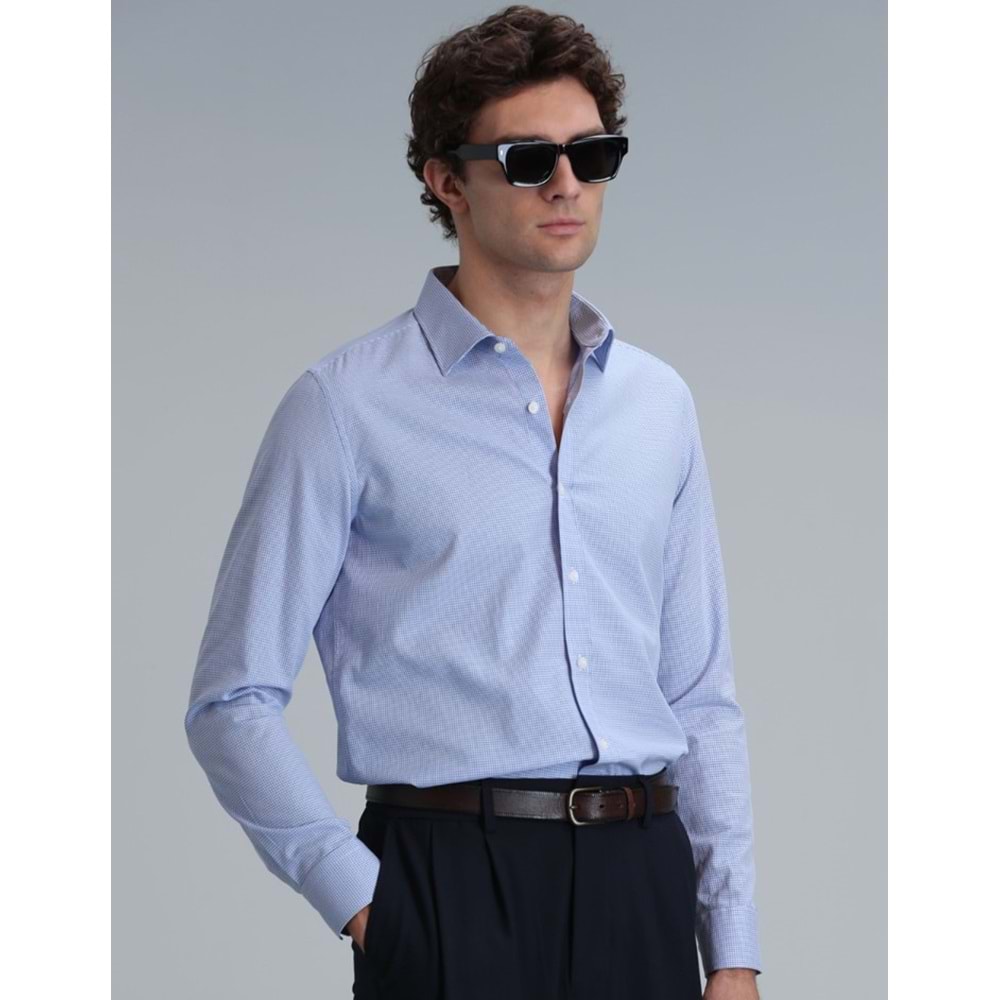 Lufian 111010615 Menar Erkek Basic Gömlek Comfort Fit Erkek Gömlek