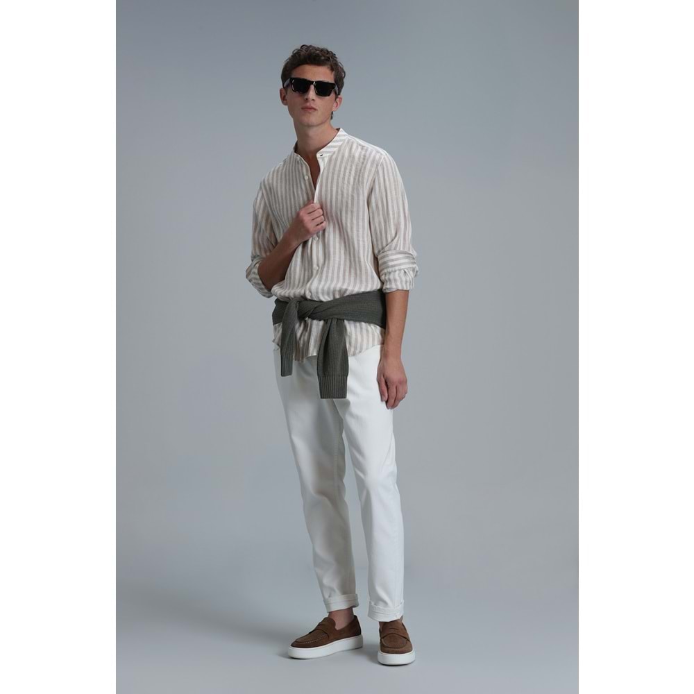 Lufian 111010624 Fast Hakim Yaka Basic Gömlek Comfort Fit Erkek Gömlek