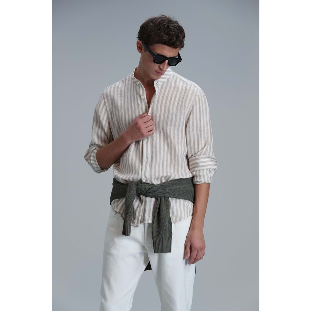 Lufian 111010624 Fast Hakim Yaka Basic Gömlek Comfort Fit Erkek Gömlek