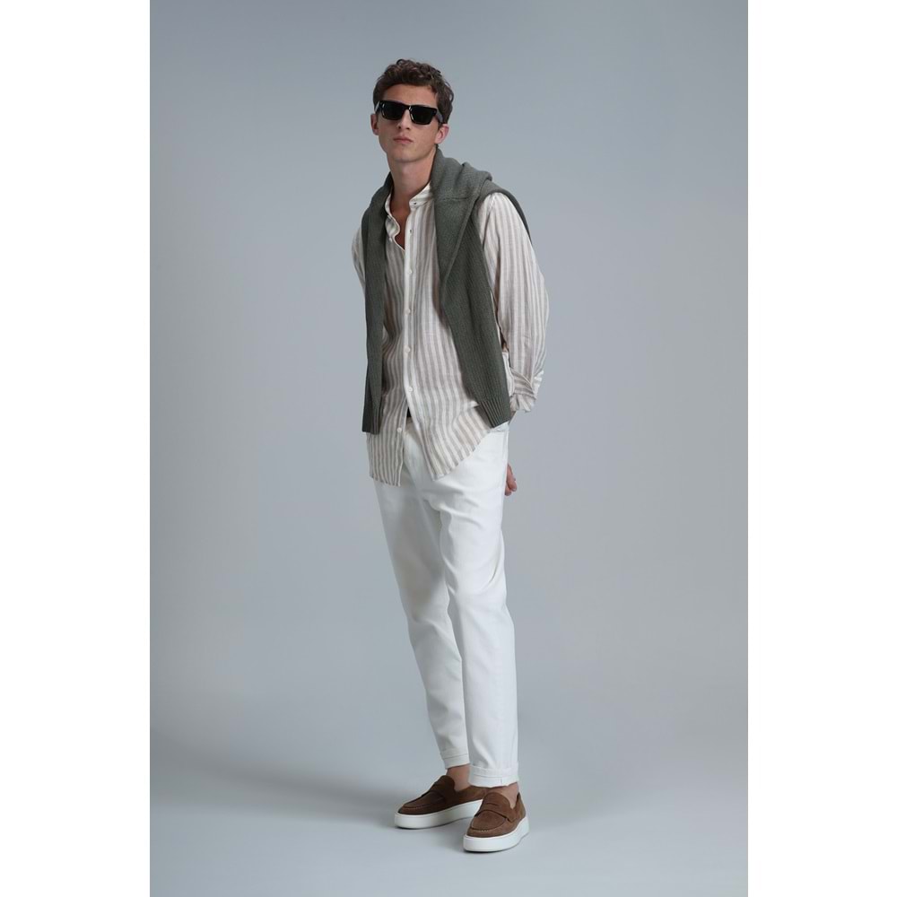 Lufian 111010624 Fast Hakim Yaka Basic Gömlek Comfort Fit Erkek Gömlek