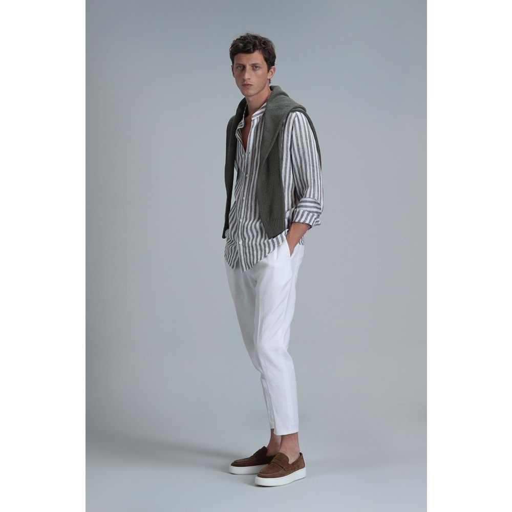 Lufian 111010624 Fast Hakim Yaka Basic Gömlek Comfort Fit Erkek Gömlek