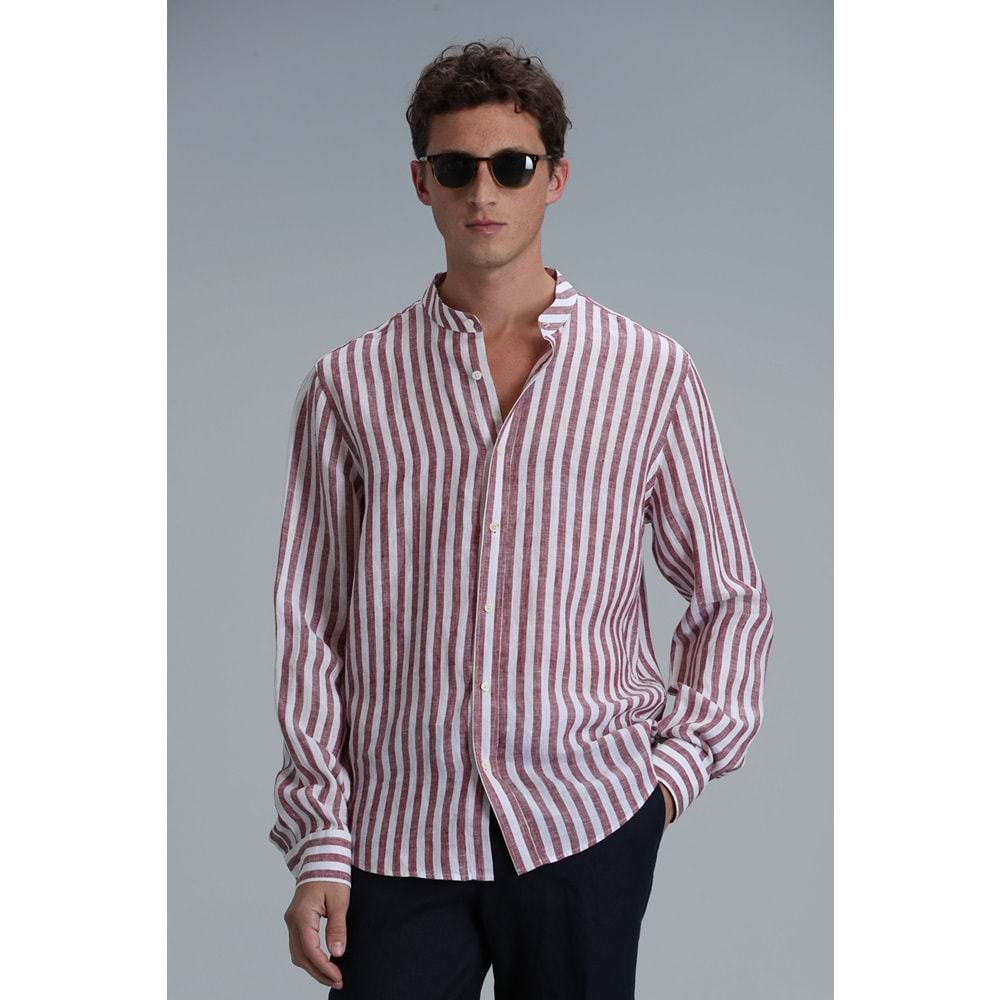 Lufian 111010624 Fast Hakim Yaka Basic Gömlek Comfort Fit Erkek Gömlek