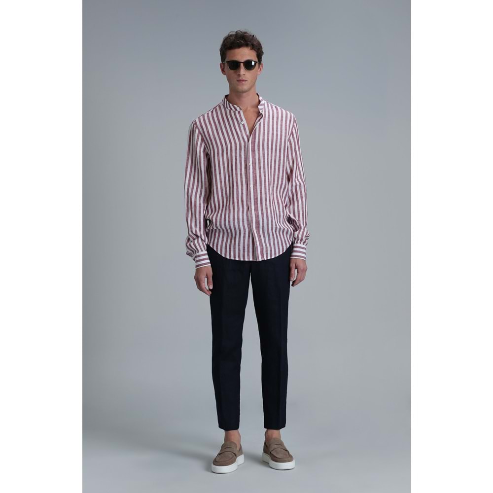 Lufian 111010624 Fast Hakim Yaka Basic Gömlek Comfort Fit Erkek Gömlek