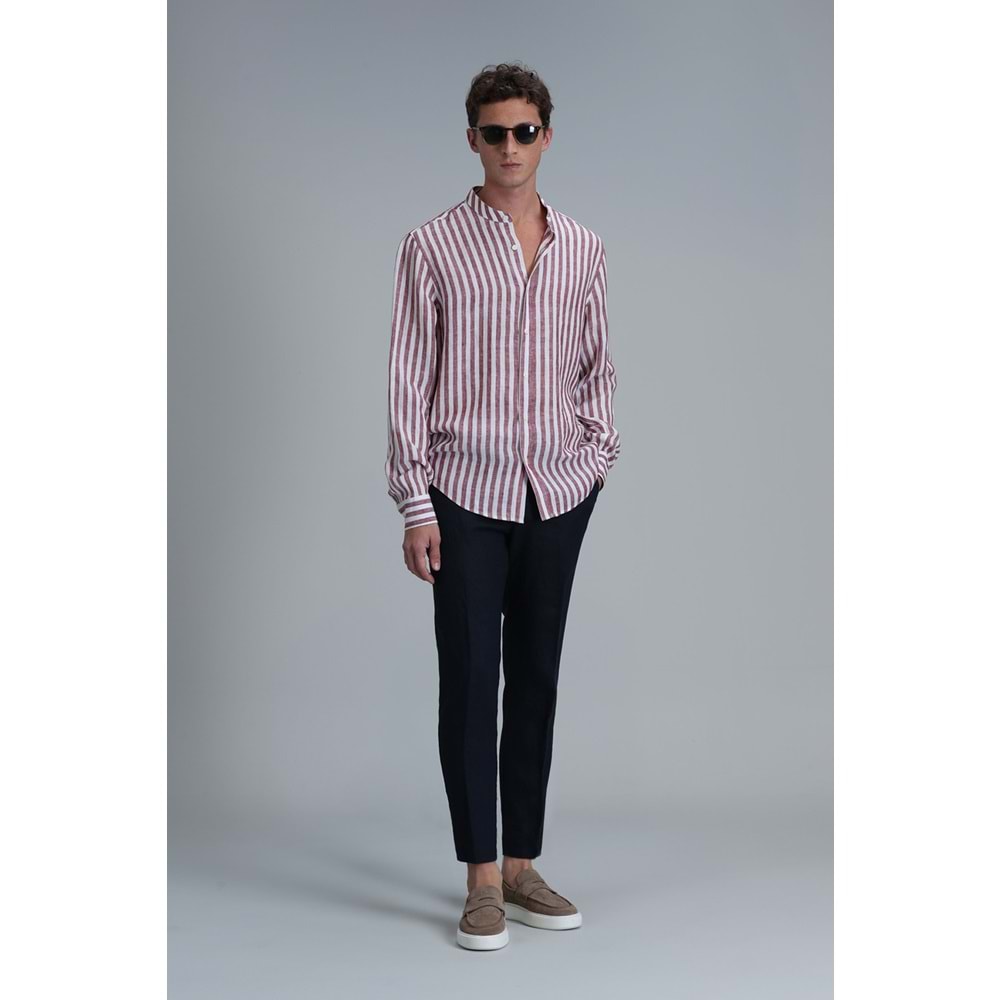 Lufian 111010624 Fast Hakim Yaka Basic Gömlek Comfort Fit Erkek Gömlek