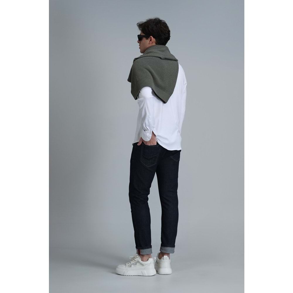 Lufian 111200150 Jack Smart Jean Erkek Pantolon Slim Fit Erkek Kot Pantolon