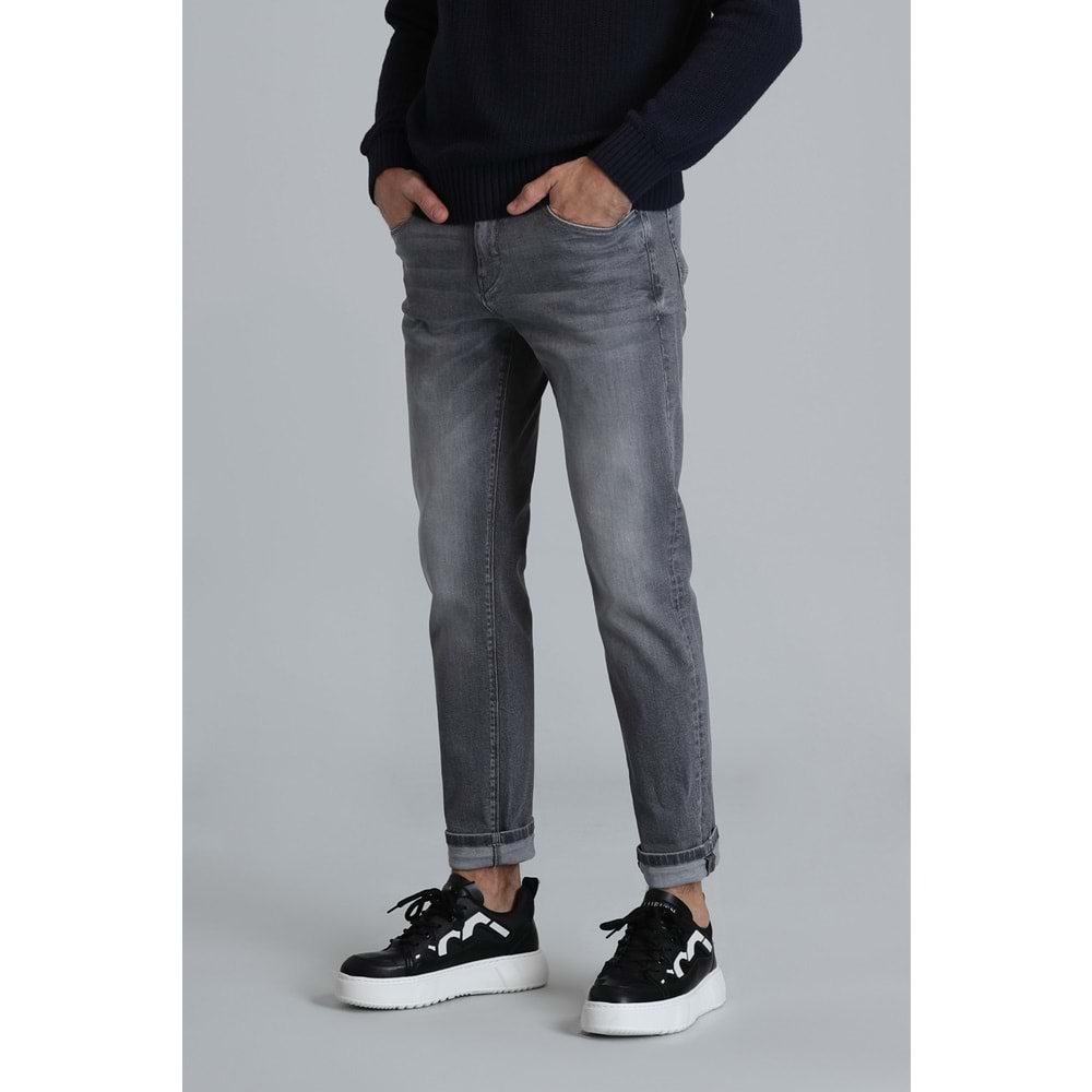 Lufian 111200174 Stef Smart Jean Erkek Pantolon Slim Fit Erkek Kot Pantolon