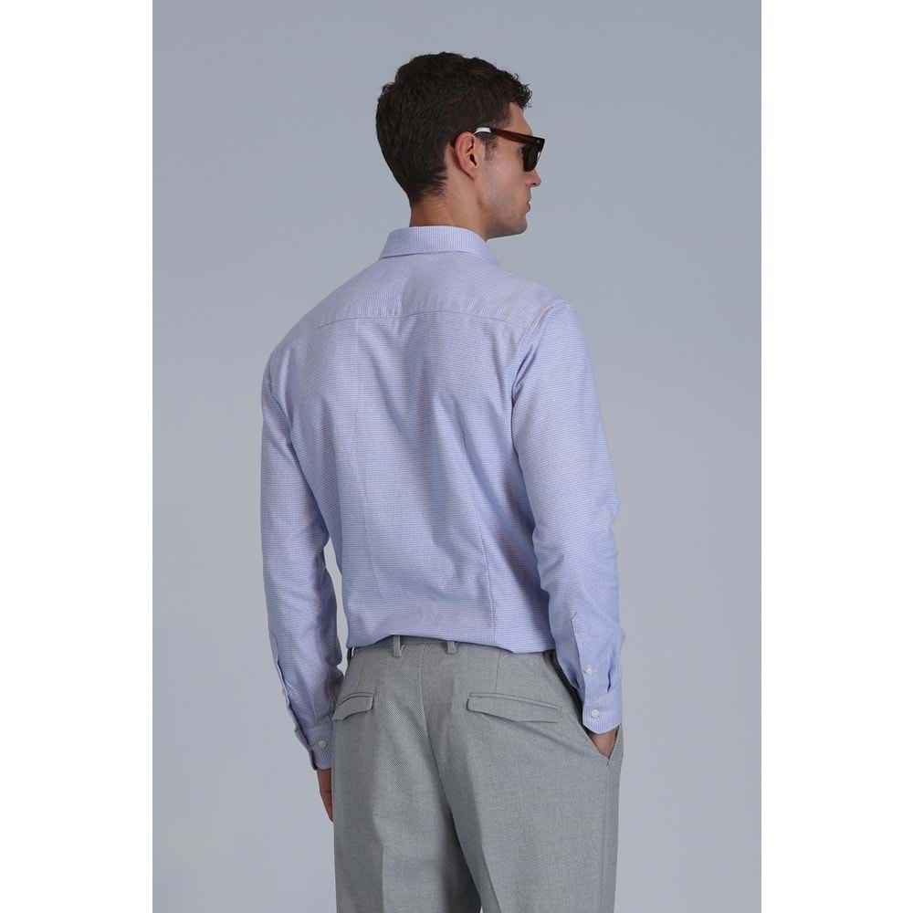 Lufian 112010645 Frederik Basic Gömlek Gömlek Regular Fit Erkek Gömlek