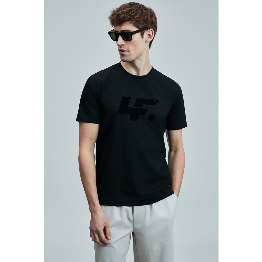 Lufian 111020243 Onıx Modern Grafik T- Shirt Erkek Tişort